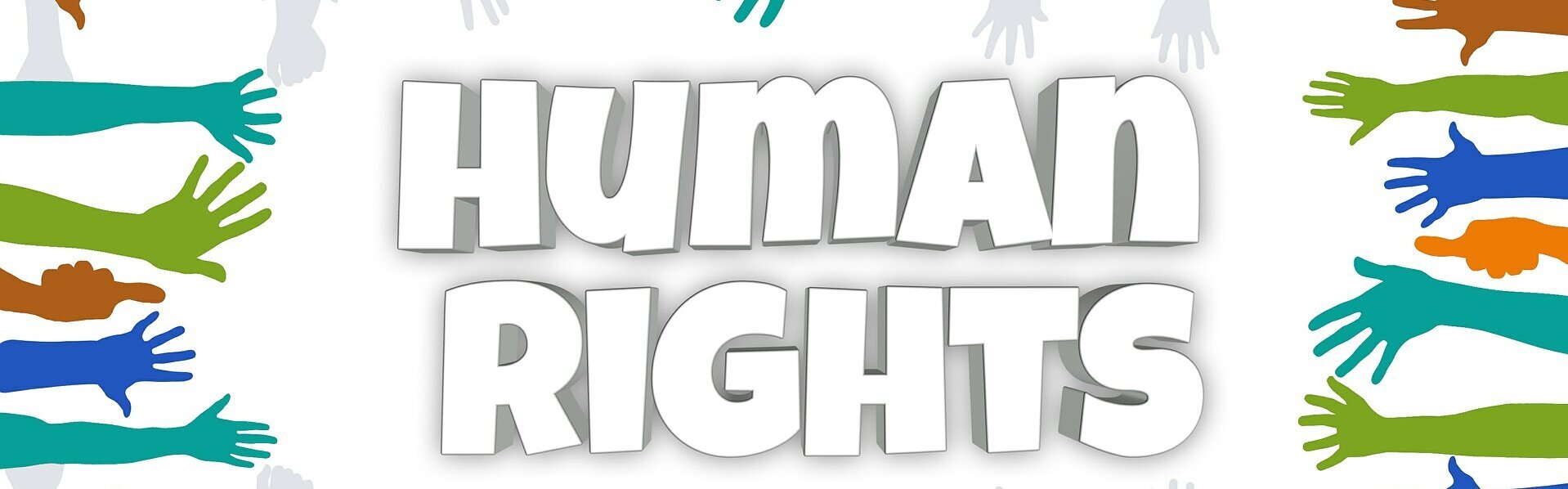 Das Bild zeigt das Wort Human Rights