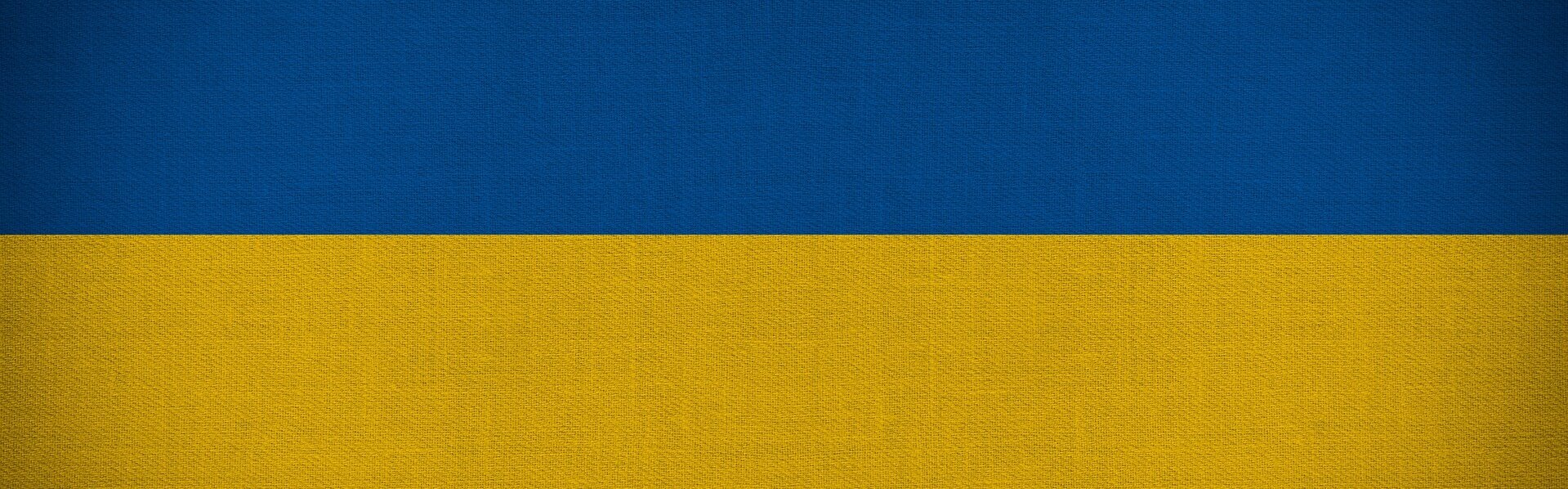 Das Bild zeigt die Flagge von  Ukraine.