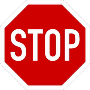 Das Bild zeigt ein Stopschild