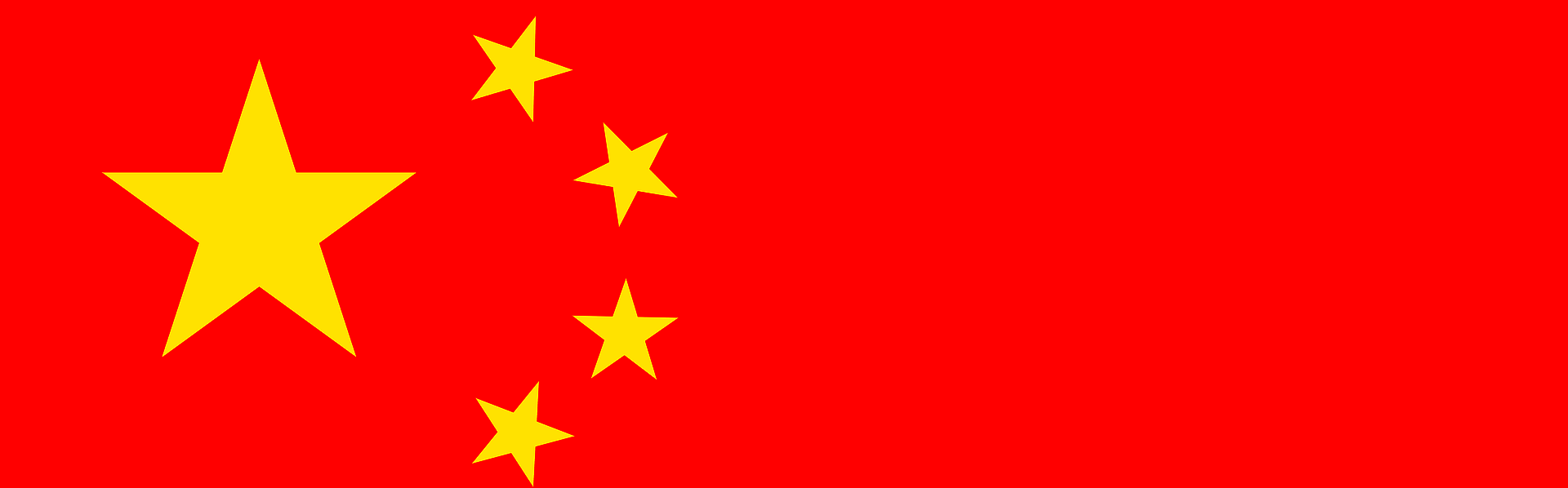 Das Bild zeigt Chinas Flagge