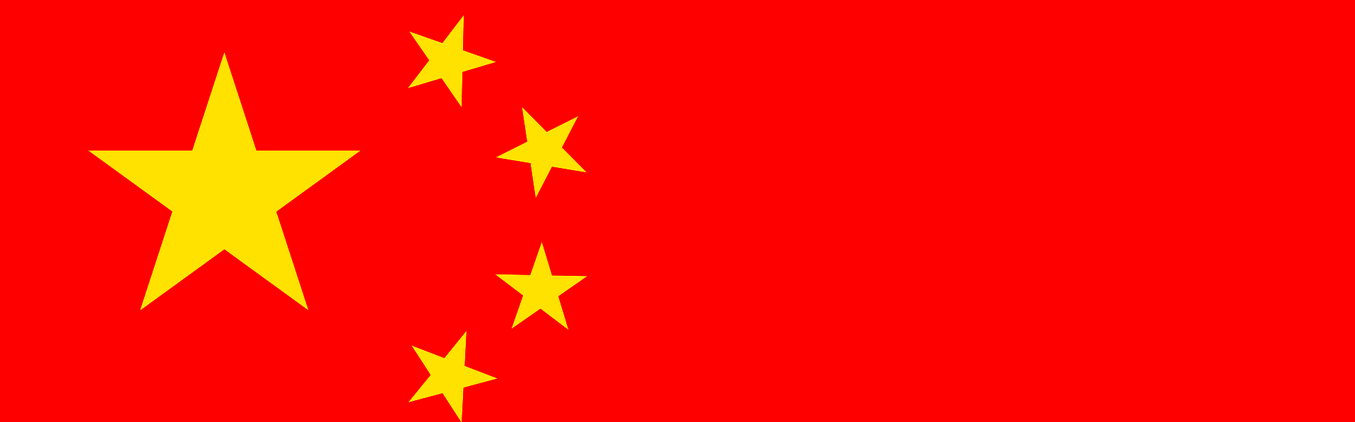 Das Bild zeigt die Flagge Chinas