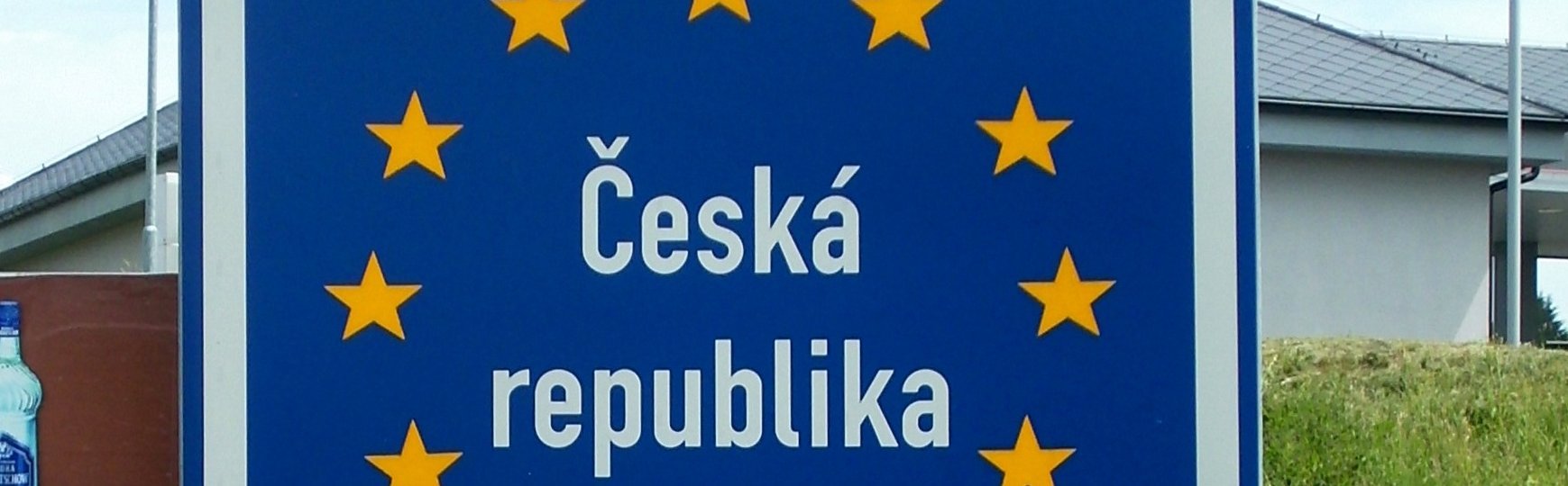 Tschechien Grenzschild